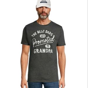 World's Best Dad Promoted to Grandpa T-shirt Hat
